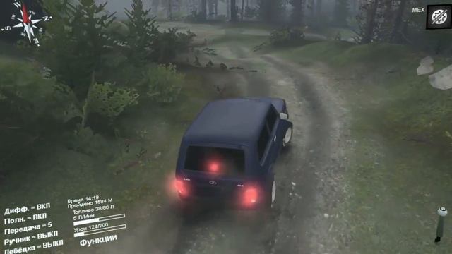 SPINTIRES - НИВА УРБАН VS FORD BRONCO(OFFROAD) смотреть онлайн