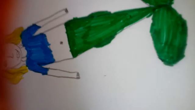 Как нарисовать русалку смотреть онлайн