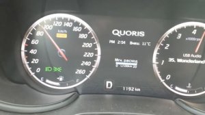 KIA Quoris 3.8l   acceleration 0-100 km\h.