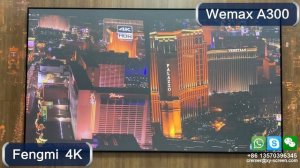 Which one better? Wemax A300 VS Fengmi 4K! Review of two 4k laser projector