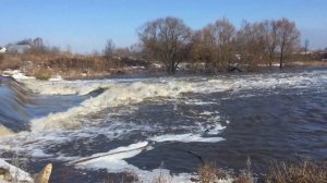 Городской округ Зарайск.  Масловскую зарайскую плотину перелило