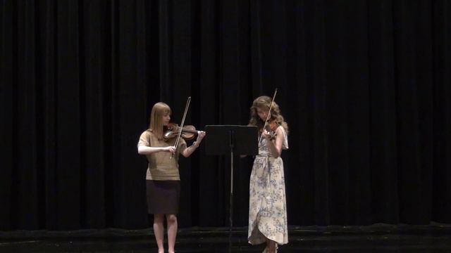 Vivian Murphy and Rachel Petruconis "Duet for Two Violins - Gavotte" D. Shostakovich смотреть онлайн