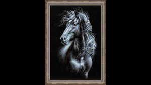 Вышивка крестиком. Риолис "Ветер в гриве" отчет 1