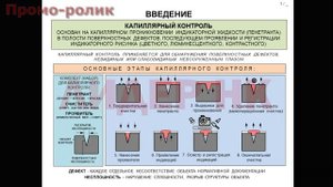 Неразрушающий контроль проникающими веществами, капиллярный (ПВК). Теория.