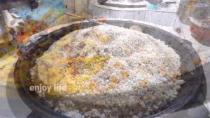 Большой свадебный ПЛОВ | 500 кг в день | популярная уличная еда в Узбекистане | Country Life vlog