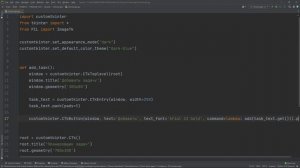 Создание приложения "Планировщик задач" на Python customtkinter