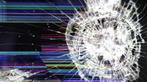 Лучшая шутка 4K с трещинами разбитый экранный эффект UHD