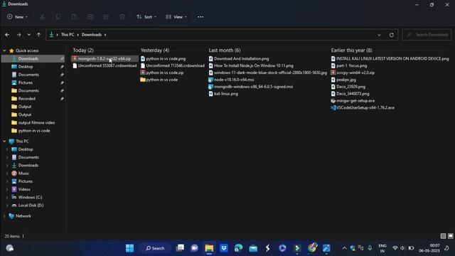 How to install MongoDB 6.0.5 on Windows 10 \ 11 | Install MongoDB 6.0.5  & Mongo Shell in Hindi