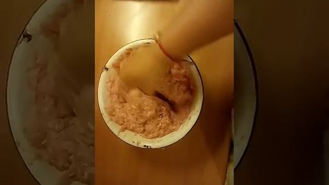 Домашние котлетки. Свинина+курица. смотреть онлайн