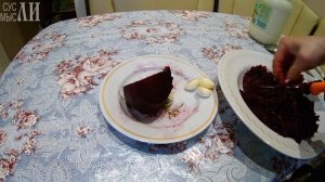 Салат из свеклы с чесноком / Простые рецепты