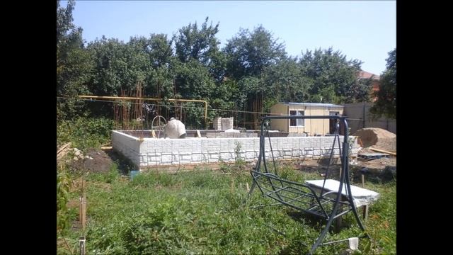 Строительство монолитного одноэтажного дома из несъемной опалубки Техноблок