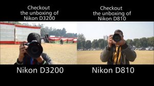 Nikon D3200 vs D810 | Video & photo Comparison -HD