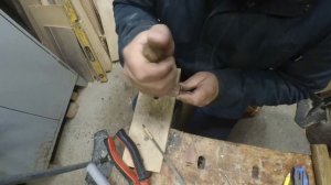 Клямка на сундучок (из латуни, под старину)