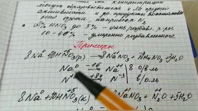 Азотная кислота HNO3 химические свойства смотреть онлайн