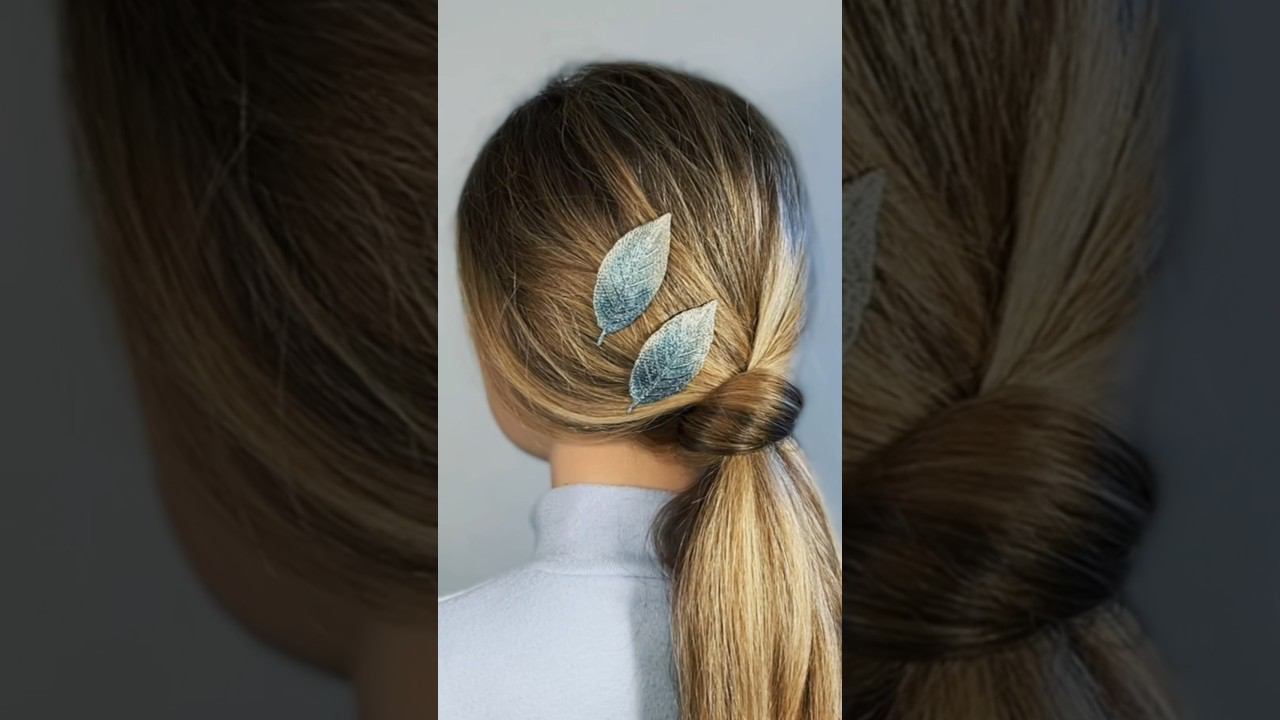 Красивая причёска вместо обычного хвоста  #hairhacks #лайфхакдлядевушек #hairstyletutorial