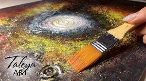 ОППЕНГЕЙМЕР - КАРТИНА С УНИКАЛЬНОЙ ТЕКСТУРОЙ | Oppenheimer inspired abstrakte painting