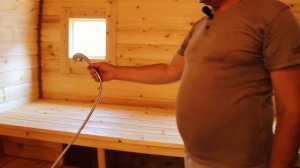 Баня КВАДРО 7 МЕТРОВ! БАНЯ с ТУАЛЕТОМ, МОЙКОЙ, КОМНАТОЙ ОТДЫХА и БОЛЬШОЙ ПАРИЛКОЙ.mp4