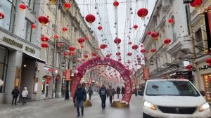 Москва. Камергерский переулок. Празднуем китайский Новый год