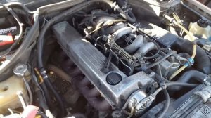 Mercedes W124 300D om603 cold start.