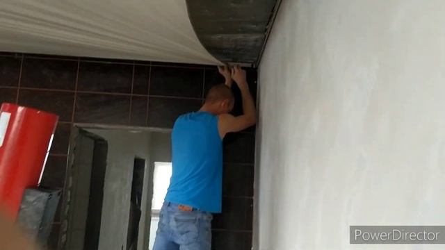 Монтаж натяжных потолков. смотреть онлайн
