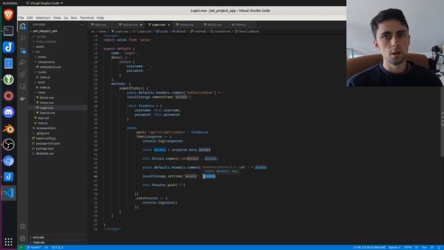 JWT Authentication using DRF & VueJS | PART 4 смотреть онлайн