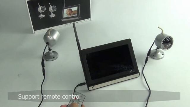 2.4Ghz Wireless Baby Monitor with one Camera 7" TFT LCD смотреть онлайн