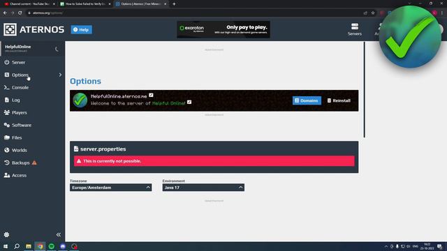How to Solve Failed to Verify Username in Minecraft Aternos (EASY!)