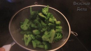 КИШ Лорен с семгой и брокколи, очень вкусный открытый пирог