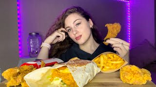 ХРУСТЯЩИЙ КУСЬ ИЗ KFC ?? MUKBANG ? БОКСМАСТЕР_КРЫЛЫШКИ_НОЖКИ_СТРИПСЫ_КАРТОФЕЛЬ ФРИ ??