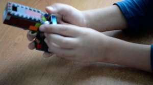 стреляющий пистолет из лего