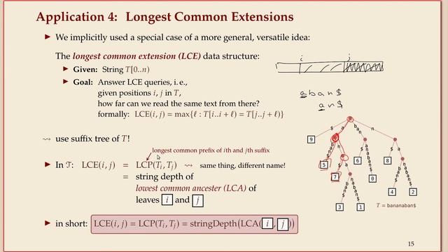 COMP526 6-4 §6.4 Longest common extensions смотреть онлайн