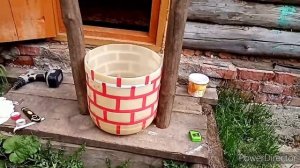 Декоративный колодец для сада