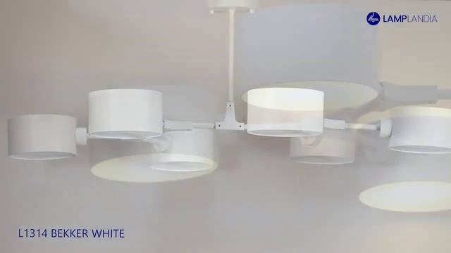 Потолочная люстра Lamplandia L1314 BEKKER WHITE, 6*Е14*макс 60Вт смотреть онлайн