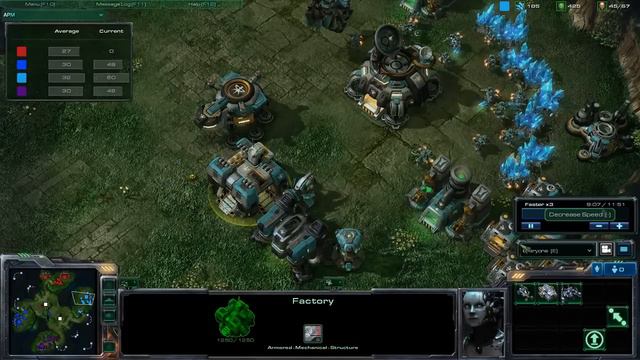 Starcraft 2 BETA Thor rush into Protoss base смотреть онлайн