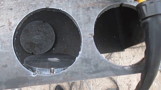 Пиролизный котел, работа плазморезом.