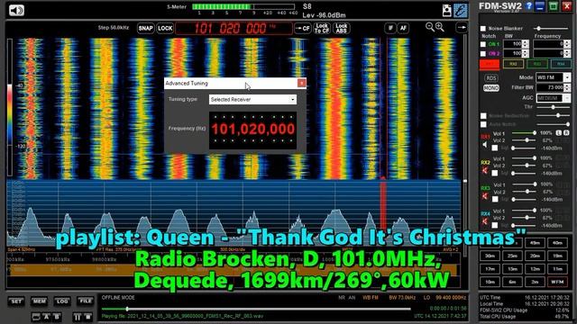 14.12.2021 07:42UTC, [Ms], Геминиды, Radio Brocken, Германия, и Radio Maryja, Польша