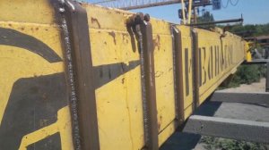 Ремонт шасси и стрелы КС 3577,подготовка к ремонту установки.