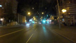 С ветерком по центру Томска в 2 часа ночи .