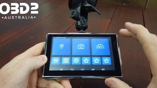 OBD-COMMs Main Screen Dash Camera GPS Gauges OBD2 смотреть онлайн