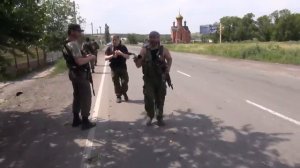 Карловка, Донецк, репортаж от бригады «Восток» №2