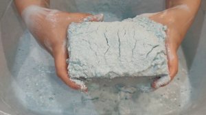 Lemon Pemolux 💛 All-purpose Lavender Cif 🤍 Liquid Soap 💙 Powderplay and Sponges Squeezing 💛 ASMR