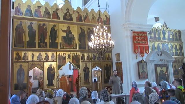 Литургия в неделю 4-ю по Пасхе, о расслабленном 29 апреля 2018 года смотреть онлайн