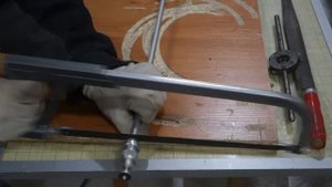 Как ровно отпилить алюминиевый пруток