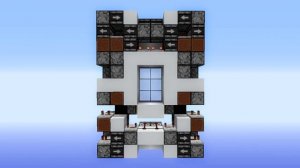 Quick 3x2 Glass Door: Synchronized! | Minecraft 1.14.4+