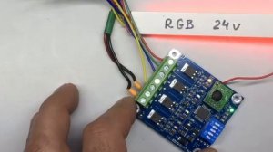Wireless DMX 4 channel RF LED dimmer. DMX512 remote control. Радиоуправляемый LED диммер.
