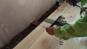 Монтаж деревянного пола (часть 12)