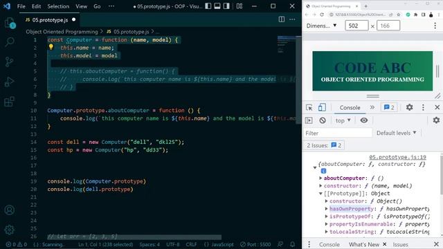 Object Oriented Programming Bangla #5 Prototype and Prototypical Chaining in Javascript Bangla