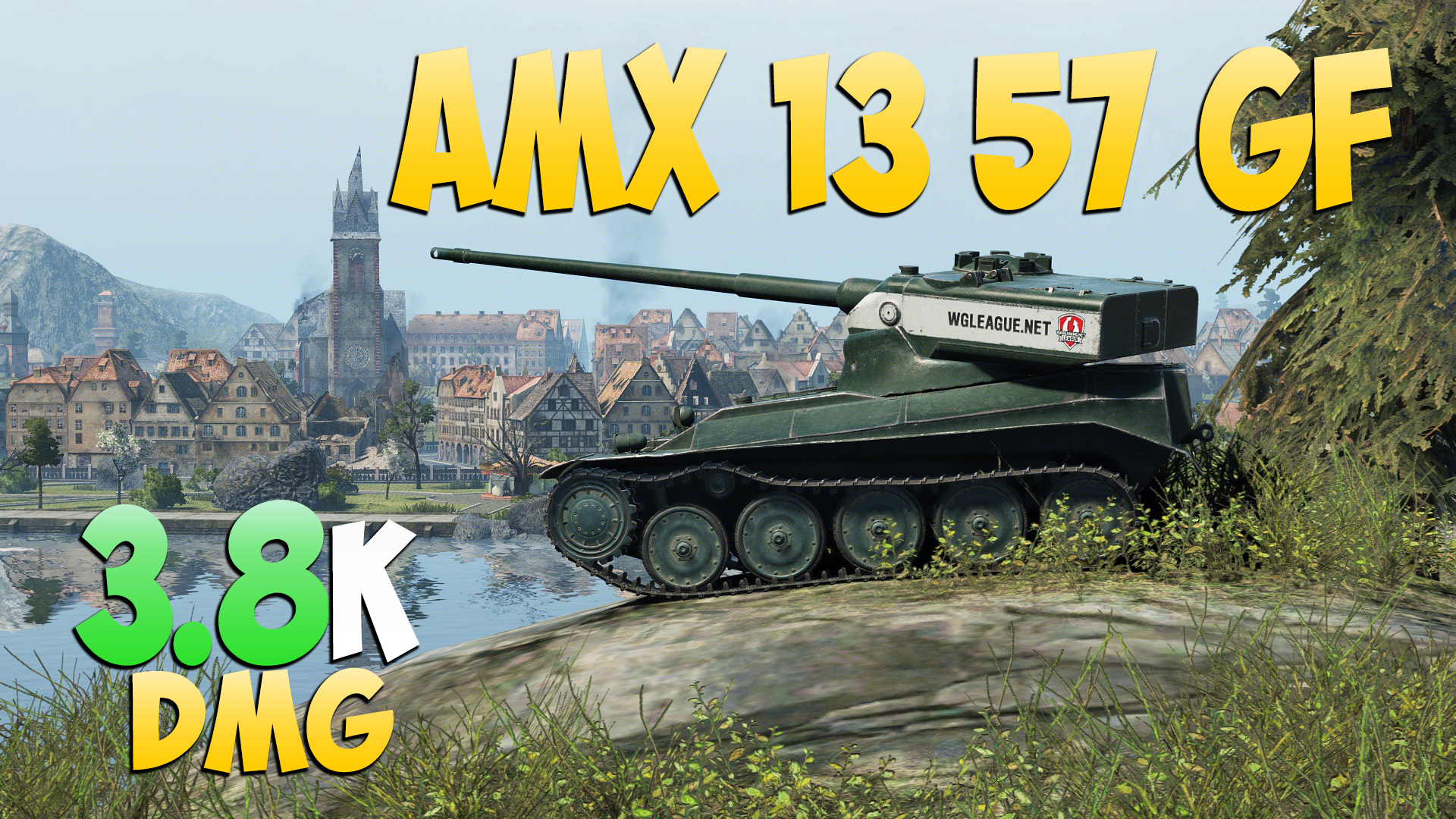 Реплей лучший танки. АМХ 13 57. AMX 13 57 gf. АМХ 13 57 вот блиц. 19 Сантиметров World of Tanks.