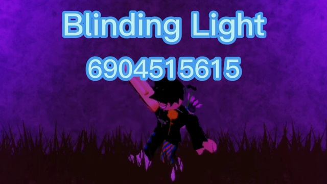ROBLOX ID CODE (WORKING✔)(FIRE??) (Blinding Lights) смотреть онлайн