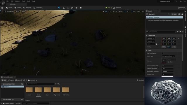 50 Как добавить небесный свет в Unreal Engine смотреть онлайн